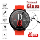 Закаленное стекло 9H для смарт-часов Xiaomi Huami Amazfit GTR 42 мм 47 мм Защита экрана для смарт-часов Amazfit Pace Verge T-Rex Ares Stratos 3