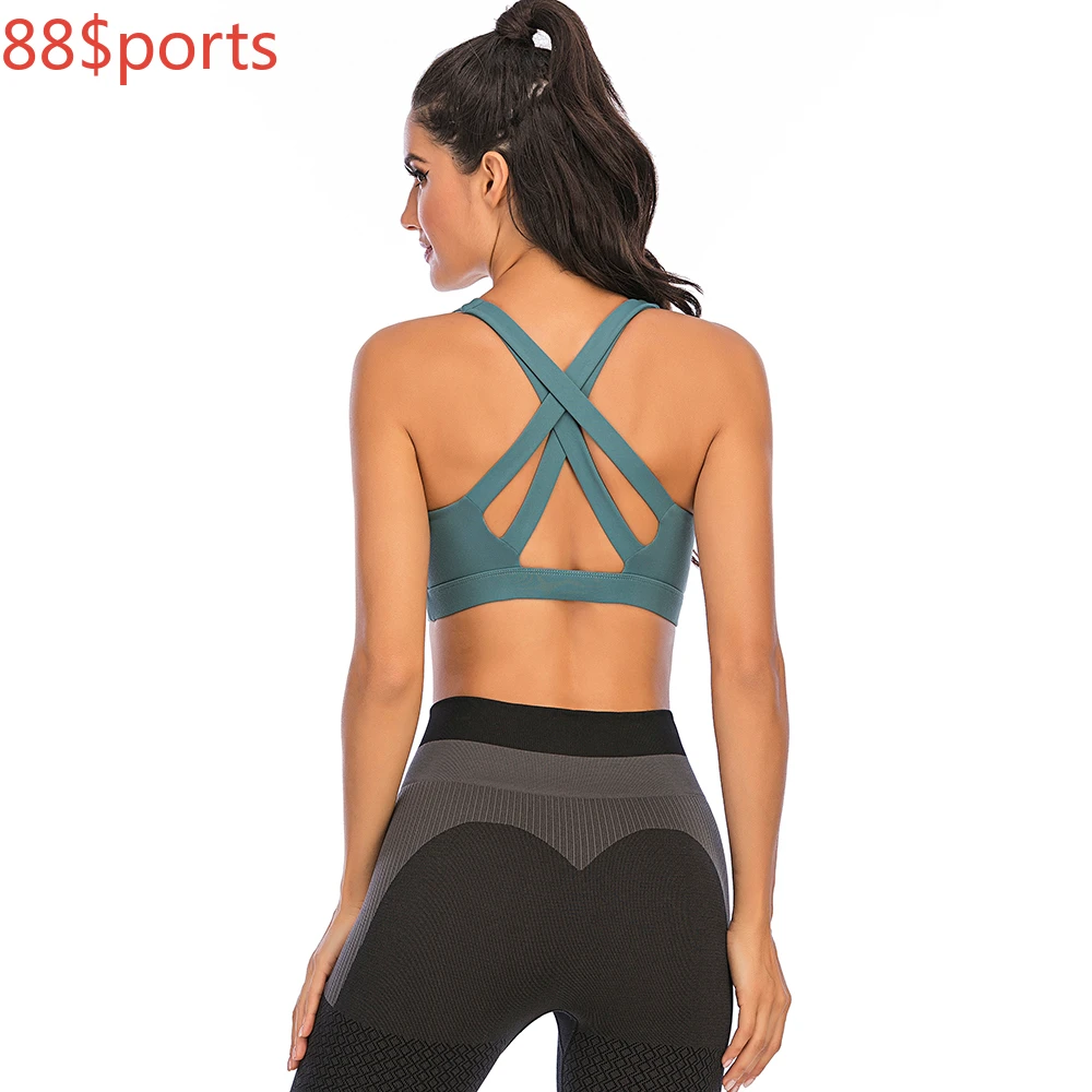 

New Beauty Back Hollow Out Sports Wear for Women Gym Bra Fitnrss Yoga Workout Underwear Gym Running Clothes Accessories