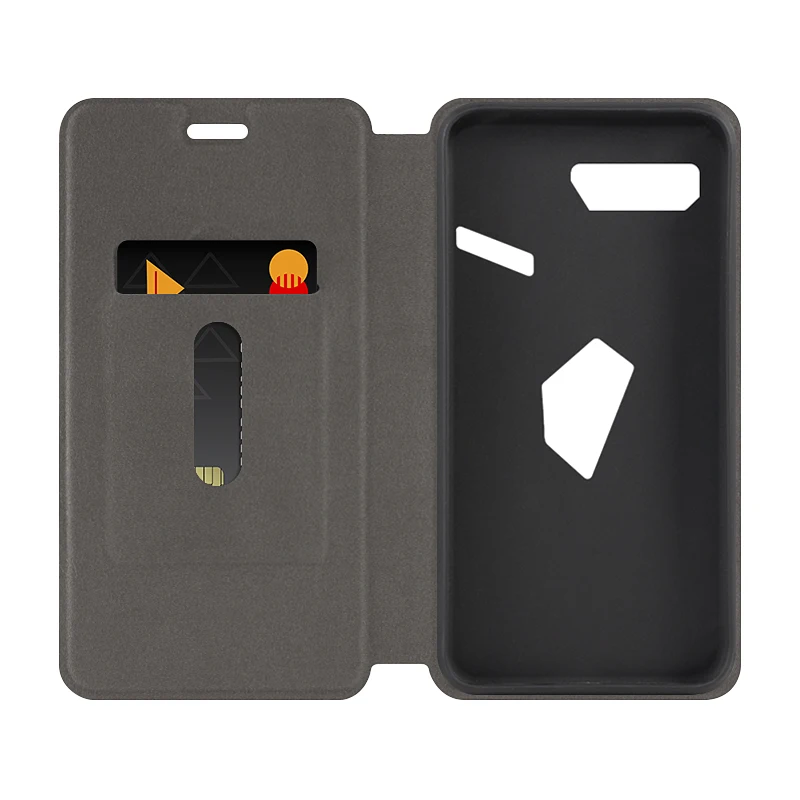 Холщовый чехол из искусственной кожи для телефона Asus ROG Phone 2 ZS660KL чехол-книжка