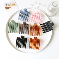 acrylic hair claws matte for women clips crab clamps ponytail holder duckbill hairpins girls barrettes fashion hair accessories