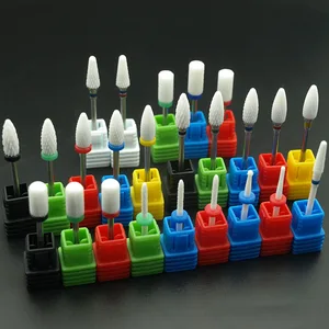 Набор инструментов для маникюра EasyNail, 26 видов, белый, керамический, для удаления кутикулы