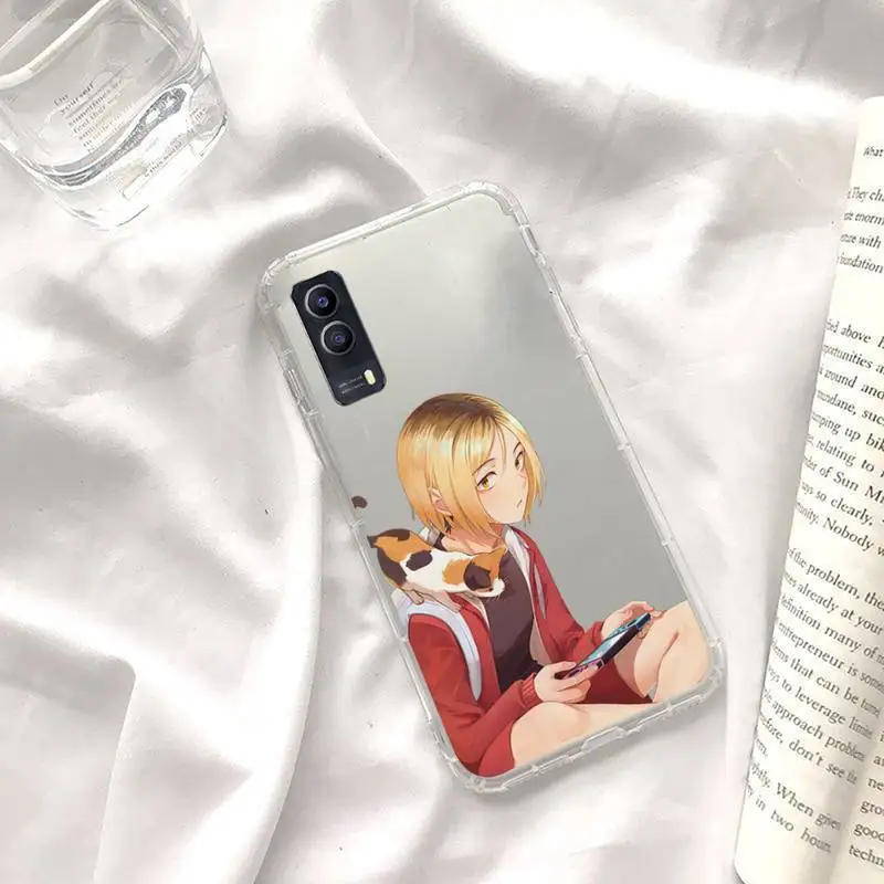 

Kenma Kozume of Haikyuu anime Phone Case Transparent for vivo x y s 7 9 1 7 5 6 50 53 66 55 69 67 e plus pro
