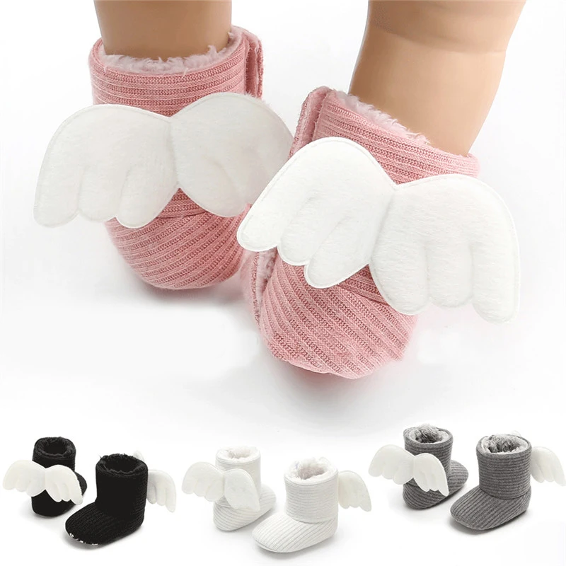 Мягкие детские ботинки рождественский подарок новорожденный малыш дети девочки