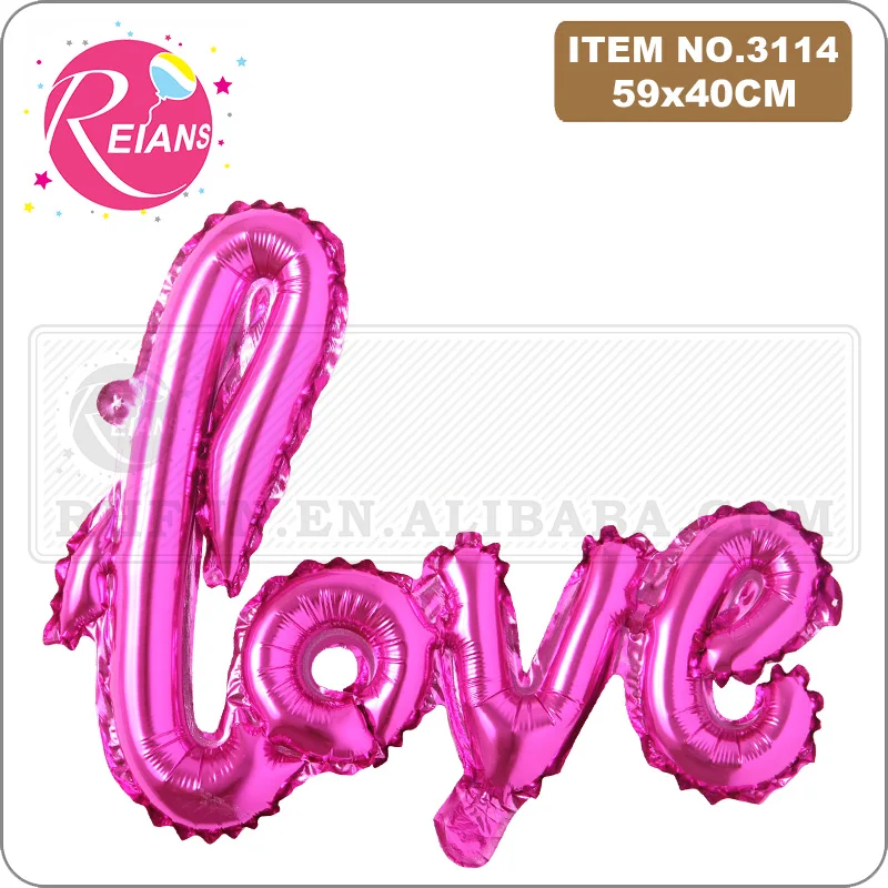 Фольгированный алюминиевый Гелиевый шар украшение на годовщину свадьбы День