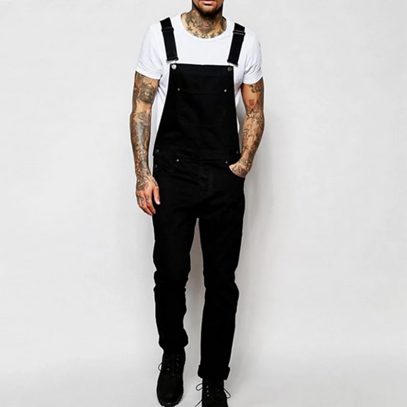 MJARTORIA Модные мужские рваные джинсы комбинезоны Hi Street Distressed Denim bib Комбинезоны для мужчин брюки на подтяжках Размер S-XXXL