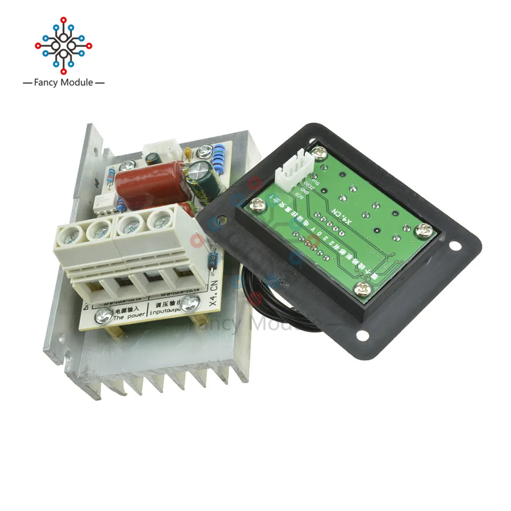 10000 Вт Мотор Скорость Управление Переменного тока 220V SCR Напряжение регулятор