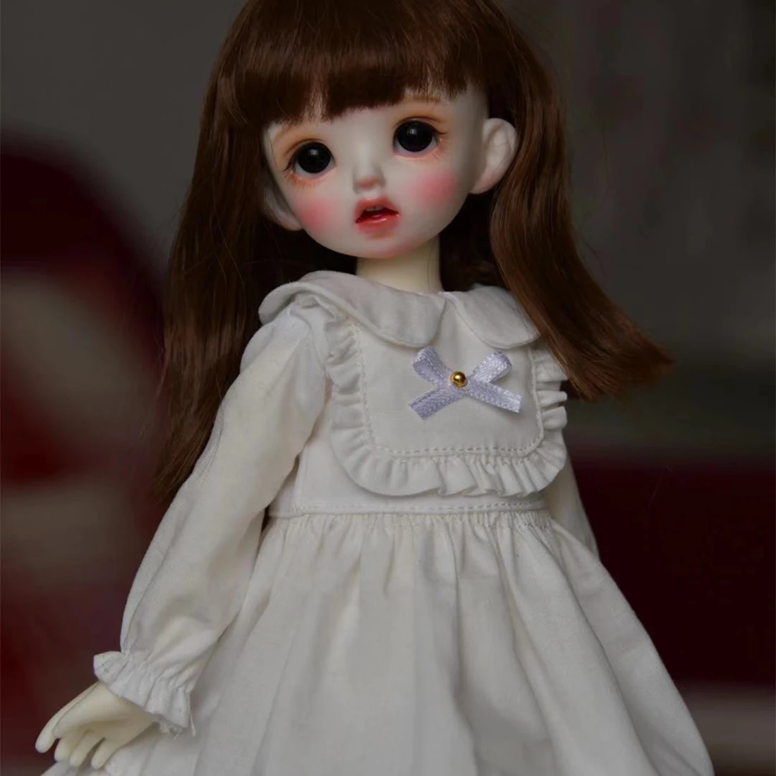 MODIKER платье-пачка комплект одежды для 1/4 BJD куклы аксессуары-бордовый без |