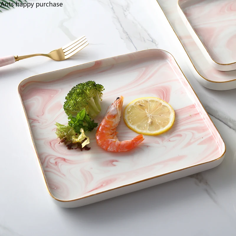 Посылка посуды в скандинавском стиле для ресторана стейка Западная тарелка