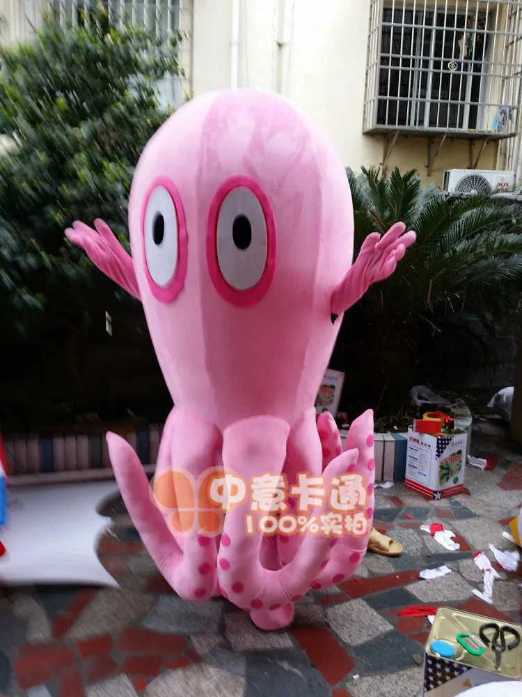 Костюм-талисман осьминог костюмы для косплея вечеринки игры наряды одежда