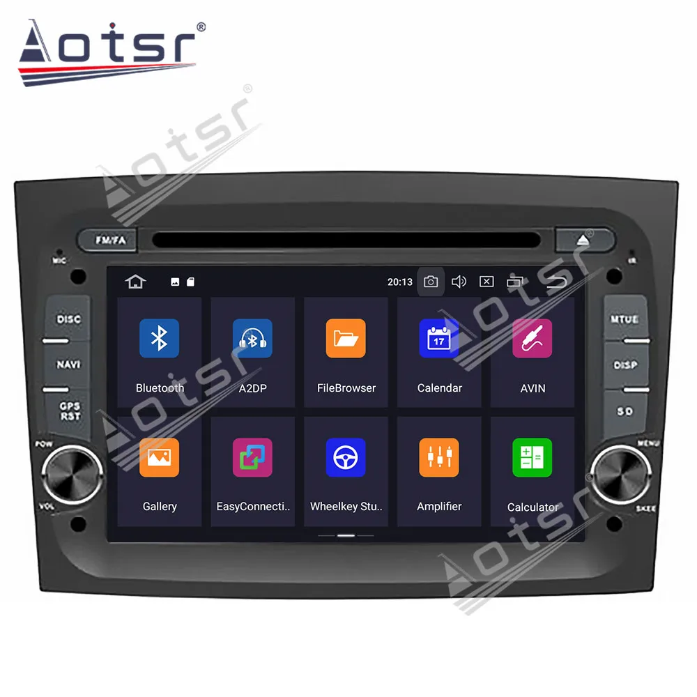For Fiat Doblo 2016 2017 2018 Car Multimedia Radio Player Stereo screen Android 10 DSP 7 inch IPS Audio GPS Navi head unit | Автомобили и