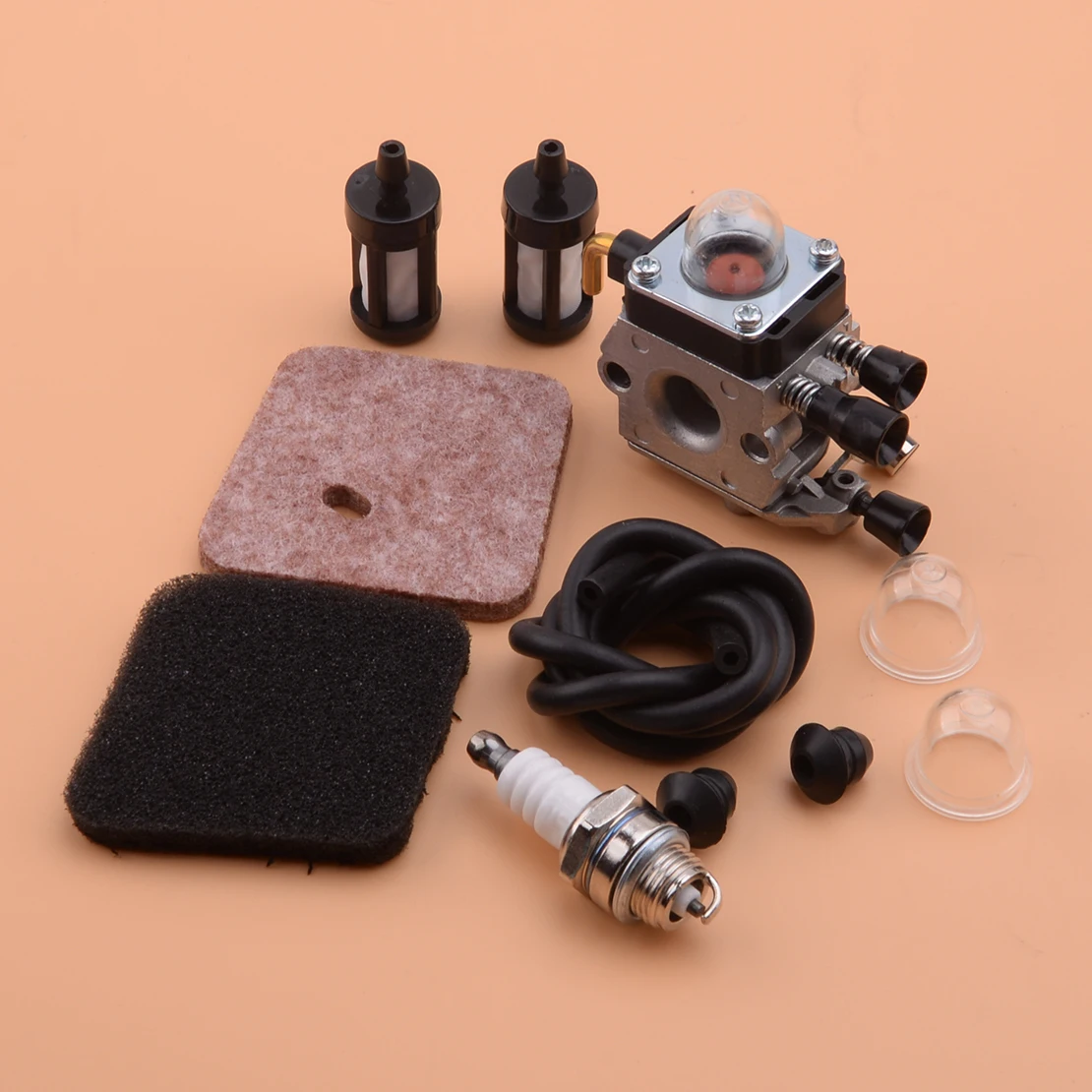 Carburetor Carb Air Filter W/ Air Filter Bulb Engine-assembl