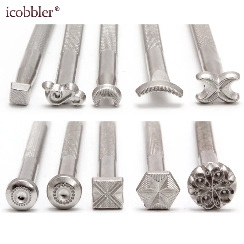 Кожаные ремесла шаблоны кожаные штампы инструменты металлические работа с кожей