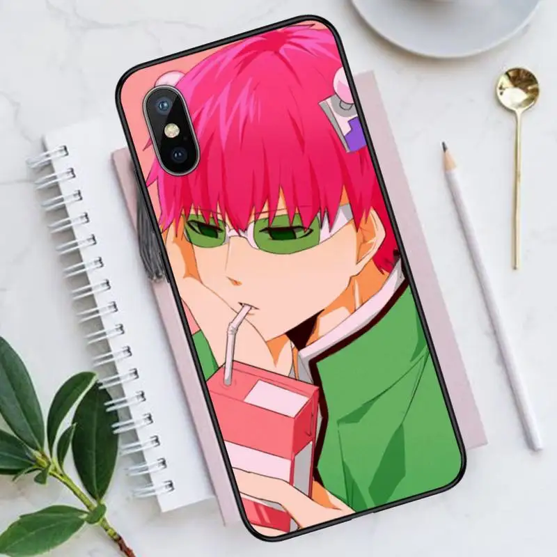 

the disastrous life of saiki k anime Phone Cases for iPhone 11 12 pro XS MAX 8 7 6 6S Plus X 5S SE 2020 XR Luxury brand shell