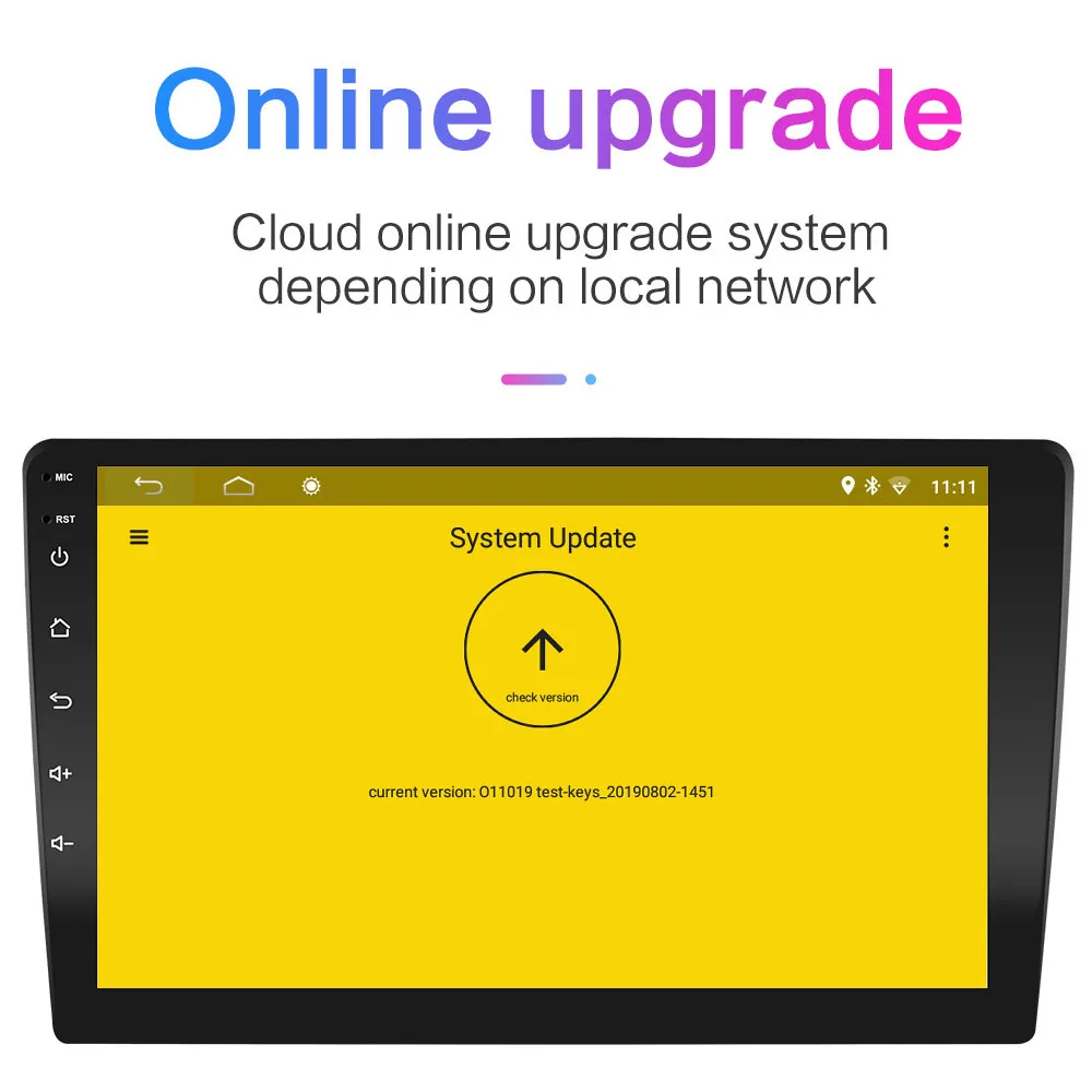 Автомобильный мультимедийный плеер 10 дюймов 2 Din Android 9 0 DVD стерео радио аудио Гб