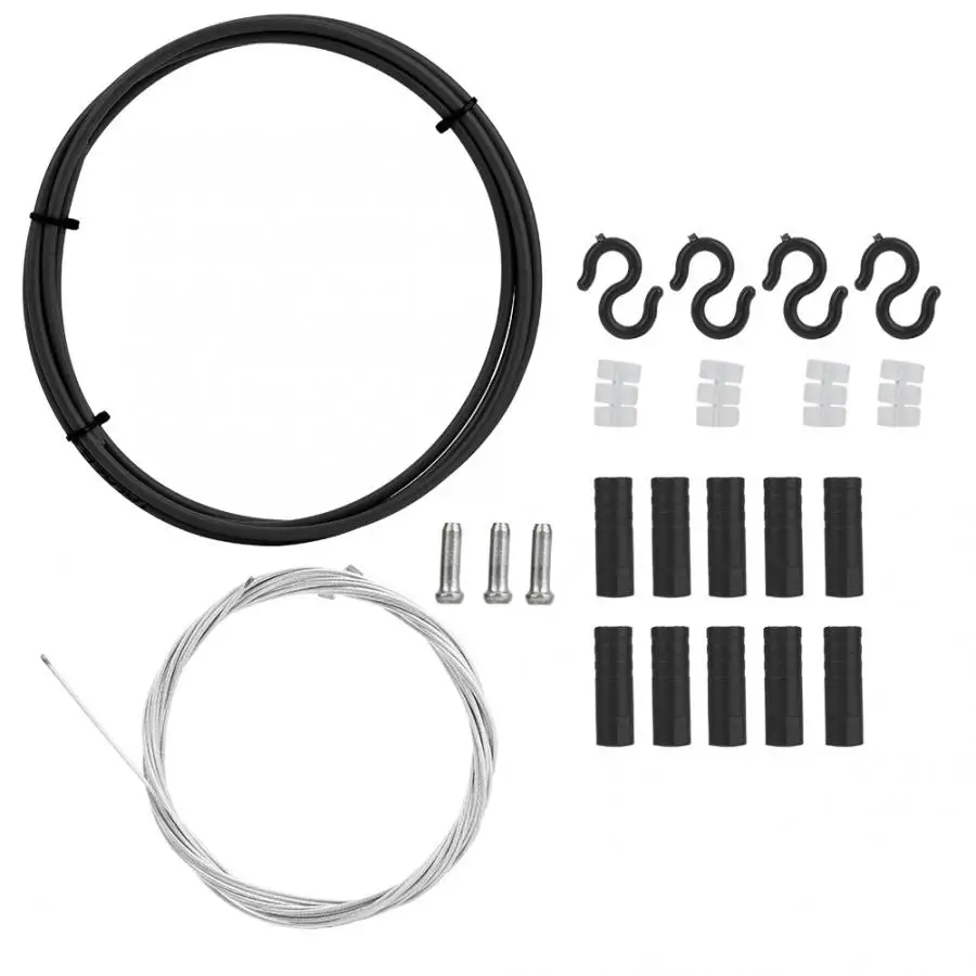 Shift Cables Прочный Велосипед тормозной кабель анти-старения велосипедной передачи кабели костюм открытый езда по горной дороге запасные части - Цвет: Shift Cables