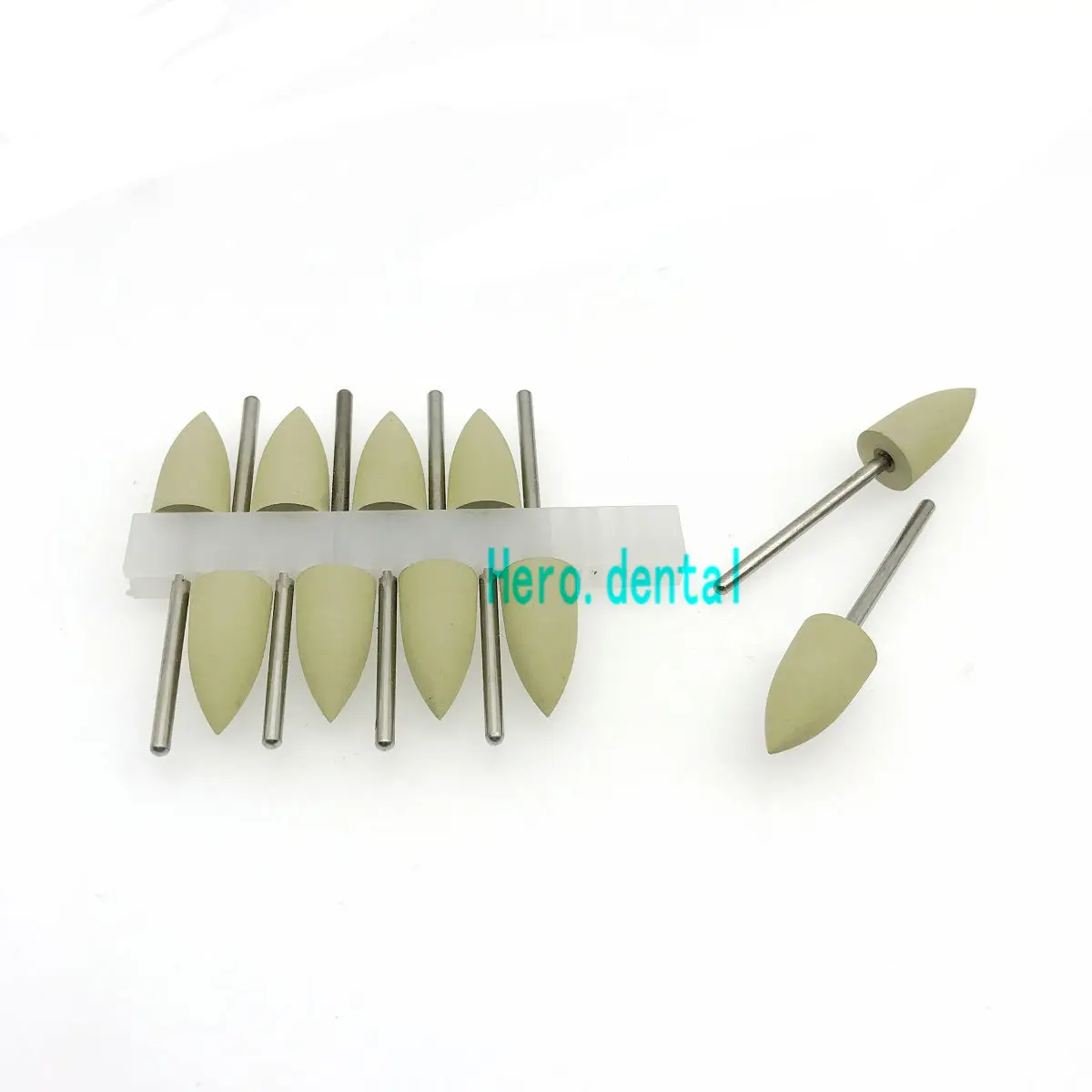 10 шт. желтый стоматологическая силиконовая резина камедиевая основа Скрытая