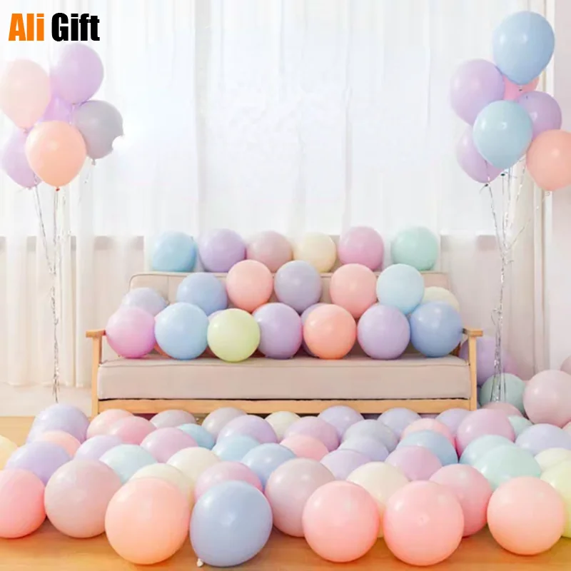 

10pc 12inch 18inch Macaron Balloons Candy Color Latex Balloons Inflatable Balloon Baby Shower Birthday Wedding Party Decoration
