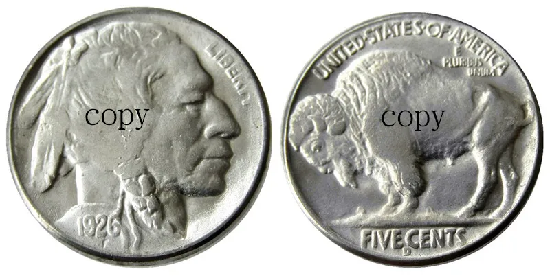

US 1926D Buffalo Nickel Five Cents Copy Decorative Coin