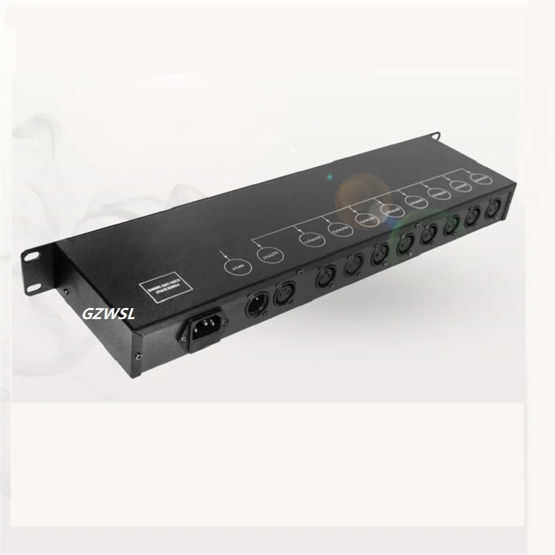 8-позиционный дистрибьютор модель DMX512 разделитель усилителя сигнала с выходной