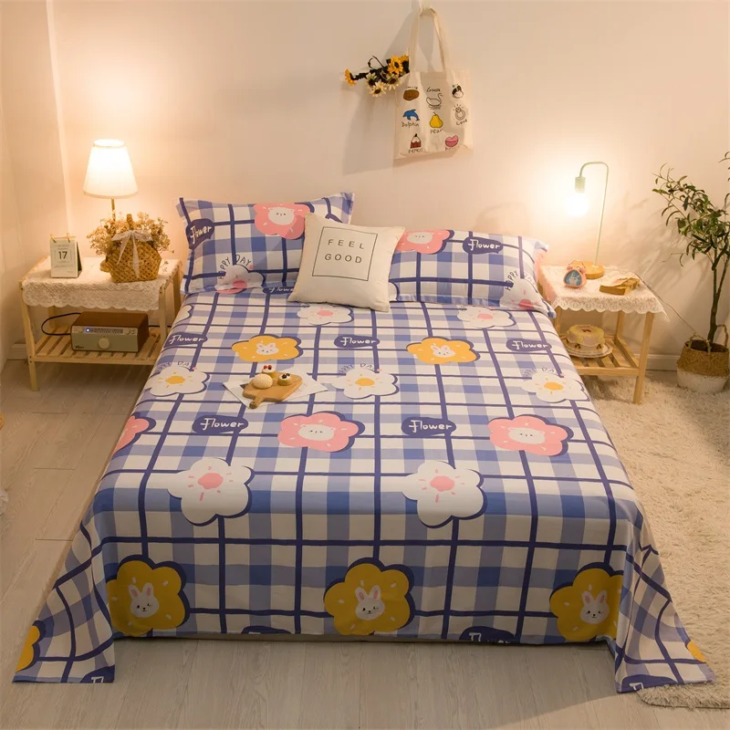 Комплект постельного белья с цветами 2021 хлопок двуспальный комплект белой