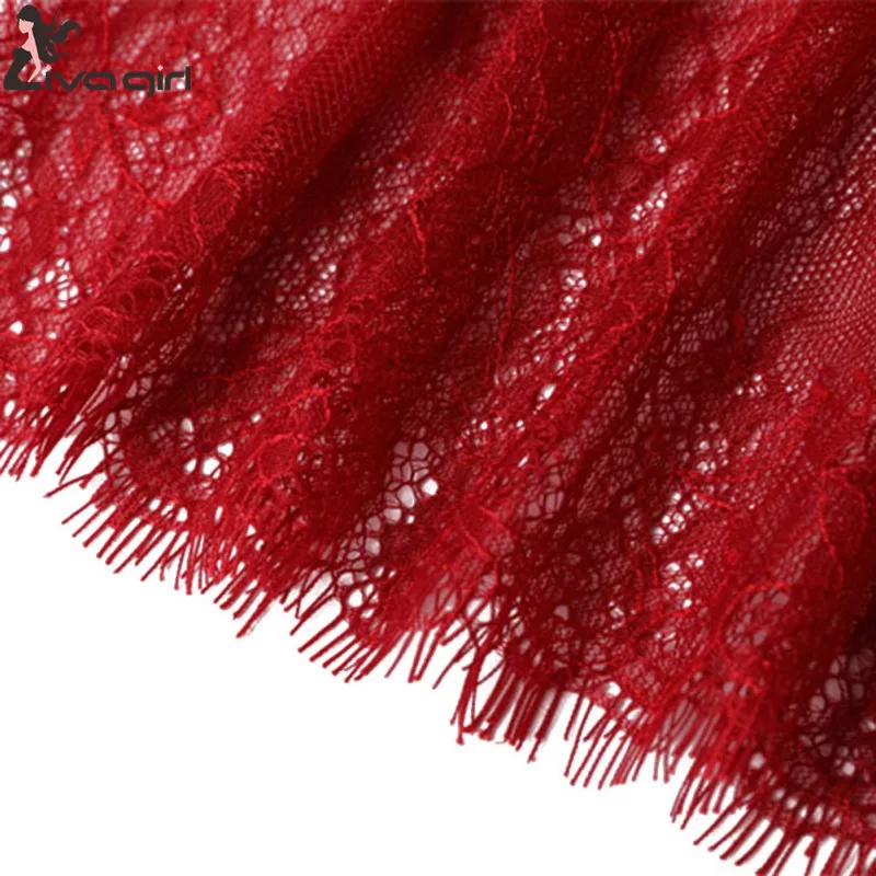 

Pajamas Women Sleepwear 2PC Sexy Exotic Pajamas Lace Stitching Sling Lace Perspective Shorts Red Female Homewear