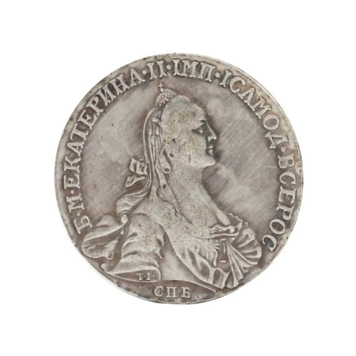 

Коллекция 1766 года, русская рубль, русская линейка, Кэтрин II, памятная монета, искусство