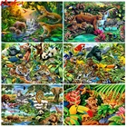 5D алмазная картина лебедь в озере DIY квадратная дрель полная Алмазная вышивка мозаика Красивая природа пейзаж украшение искусство