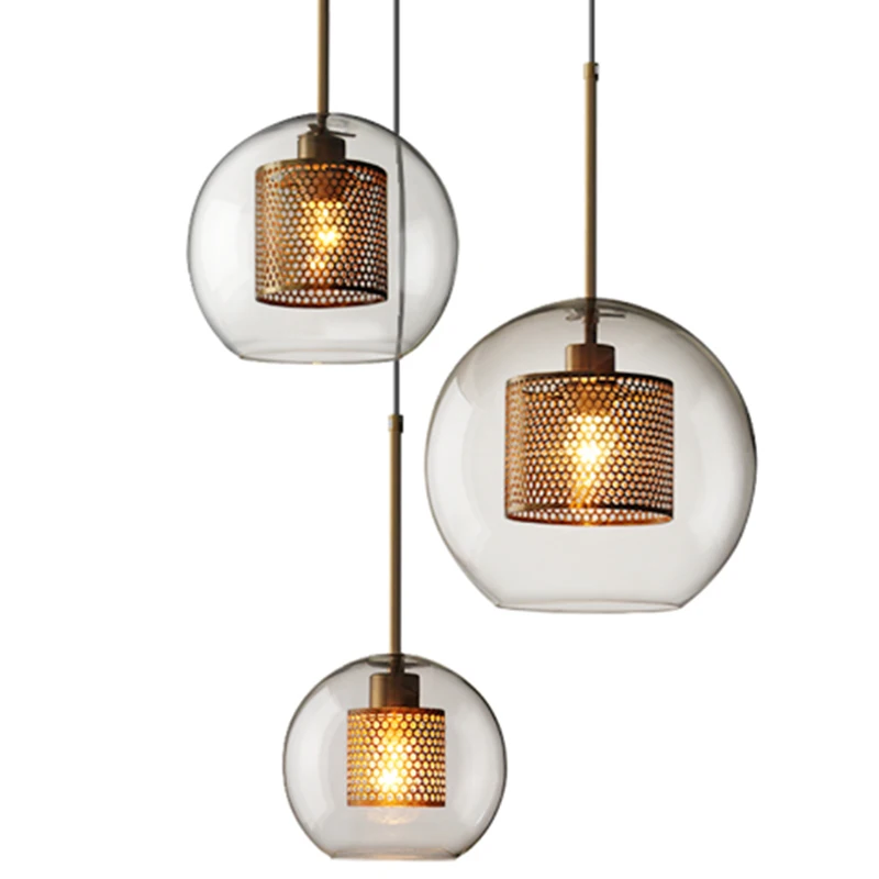 

Nordic Gold Dna Molecule Herringbone Branch Pendant Light Bar Dining Room Bubble Glass Shade Retro Lamp Fixtures luminaria