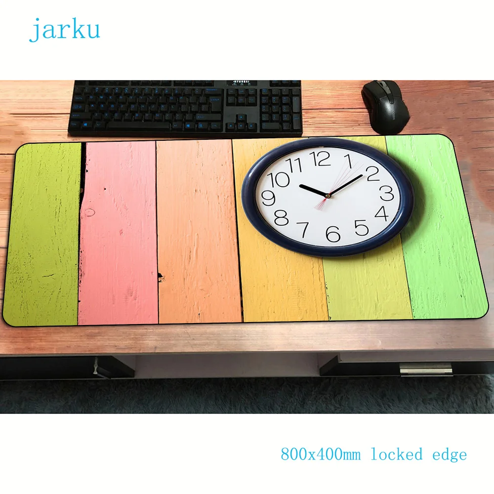 Коврик для мыши с часами подарок на Хэллоуин коврик крутой игровой большой