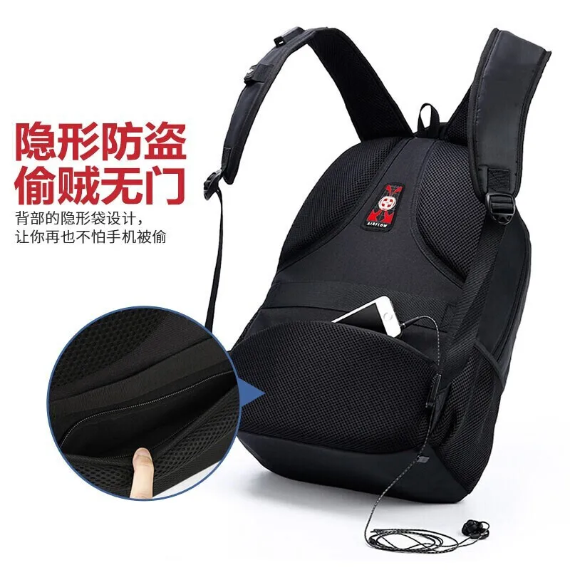 

Crossgear Slim Laptop Backpack Men 15.6 inch Office Work Men Backpack Business Bag Unisex Black Ultralight Backpack Thin
