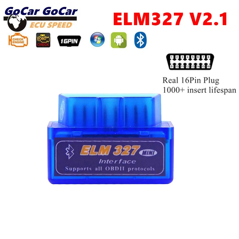 

Super MINI ELM327 V2.1 Bluetooth 2.0 For Android Torque ELM 327 Multi-Language OBD2 Code Reader Diagnostic Scanner