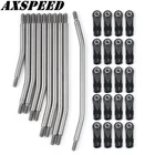 AXSPEED звеньевой стержень из нержавеющей стали, несобранный комплект, колесная база 313324 мм для 1:10 Axial SCX10 RC гусеничный автомобиль, обновленные детали