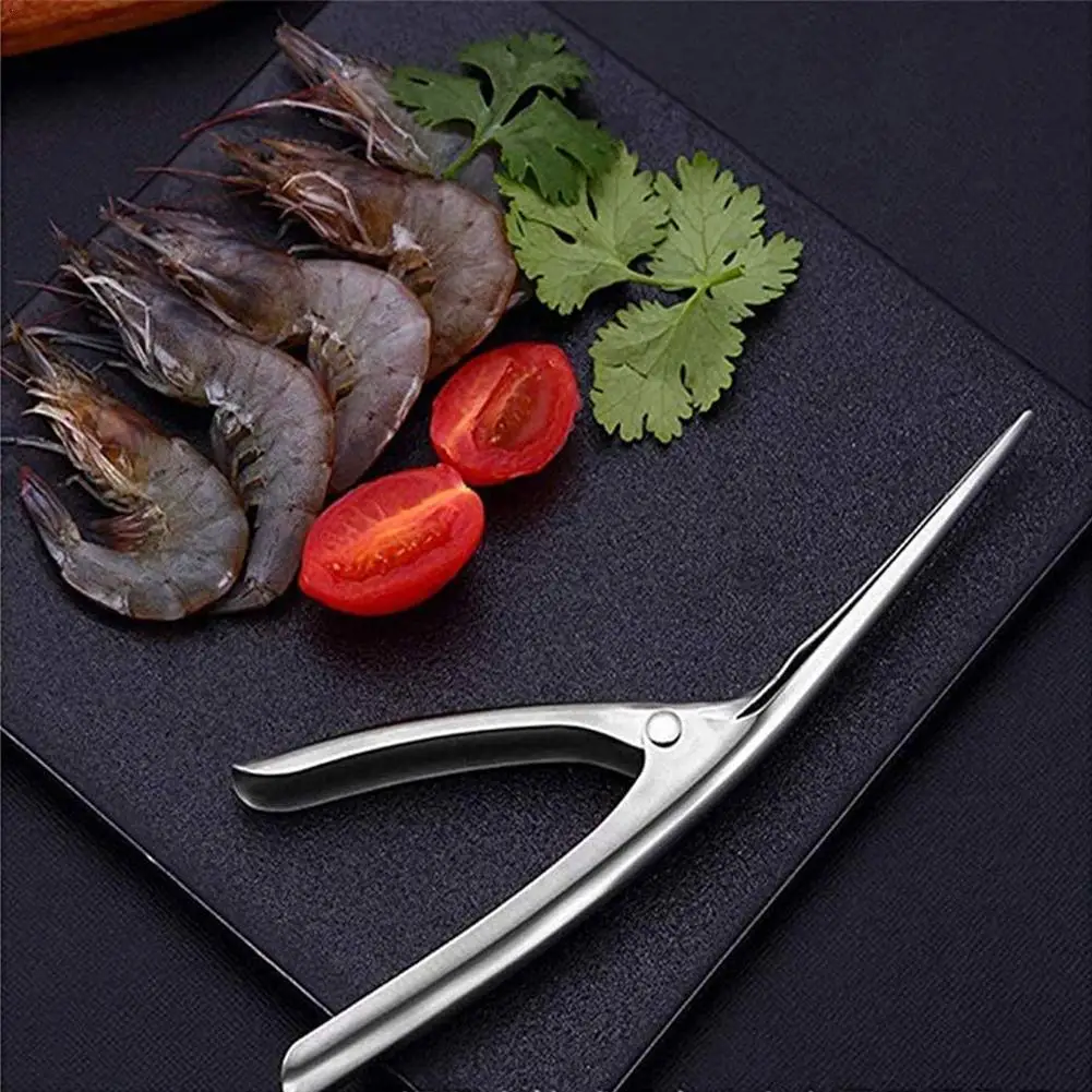 

Restaurant High-Class Steel Smart Shrimp Peeling Plier Tool Kitchen Shrimp Peel Easy Clamp Peel Handy Shrimp Housewife Y9K8
