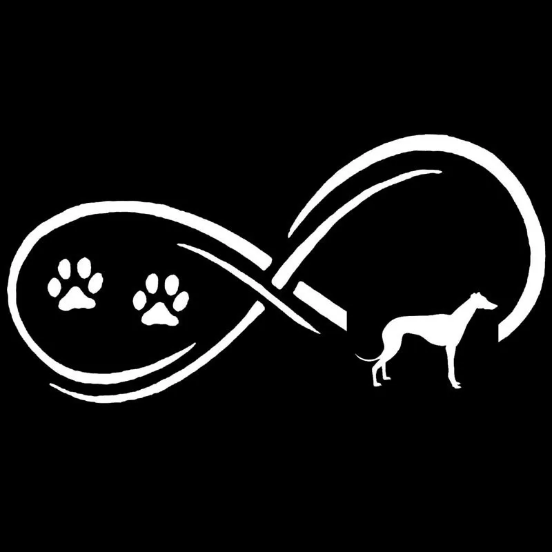 Автомобильные наклейки DAWASARU Adventure Greyhound Dog Eternity Paw модные виниловые украшение для
