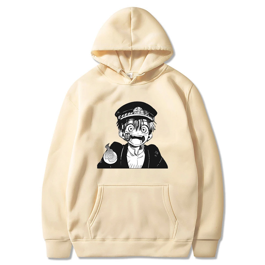 

New Harajuku Anime Go to the Toilet Hanako-kun Yugi Tsukasa Hoodie Funny Cartoon Manga Fashion Hoodie for Men and Women