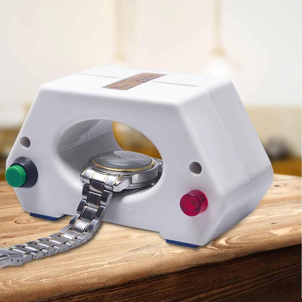 

Watch Demagnetizer Watchmaker Easy Use Machine Plastic Adjust Time Mechanical Portable Durable Professional Repair Tool Workers