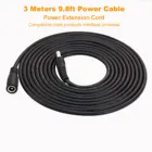 Удлинительный кабель постоянного тока Sdeter 5 м16 футов, 3 метра10 футов, Штекер 5,5 мм x 2,1 мм для камеры видеонаблюдения, работает с зарядным устройством 12 В