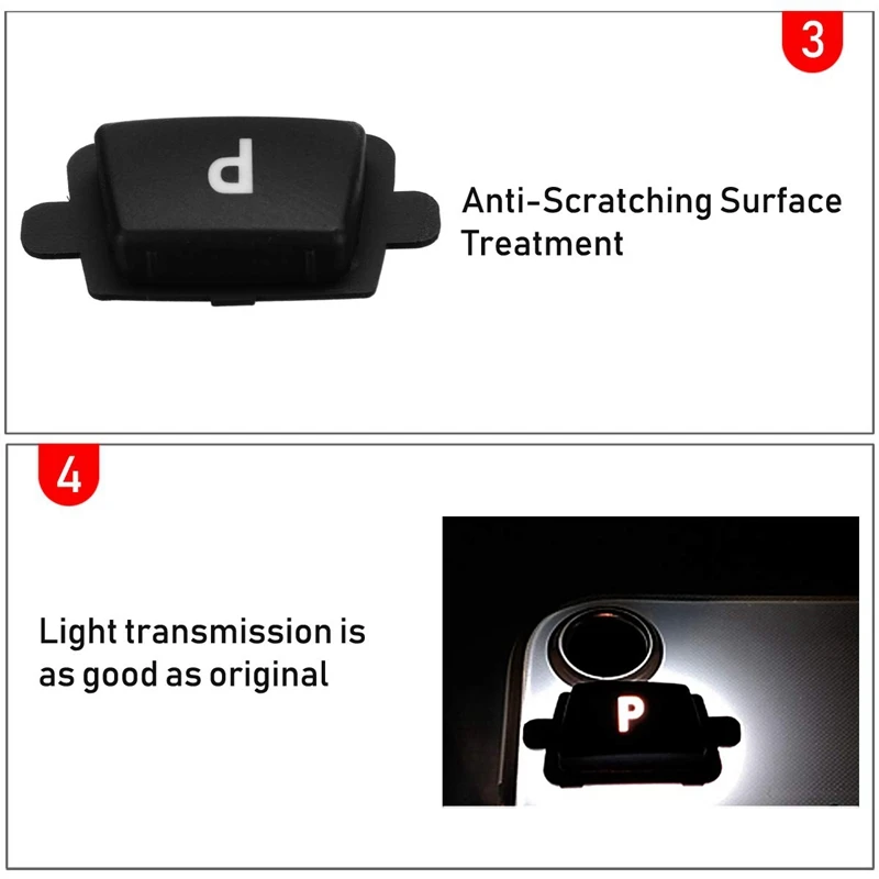

Gear Shift P Button Gear Shift Knob Lever Parking Button Cover for -BMW 3 Series F30/F31/F34 5 Series F10/F11 X3 F25