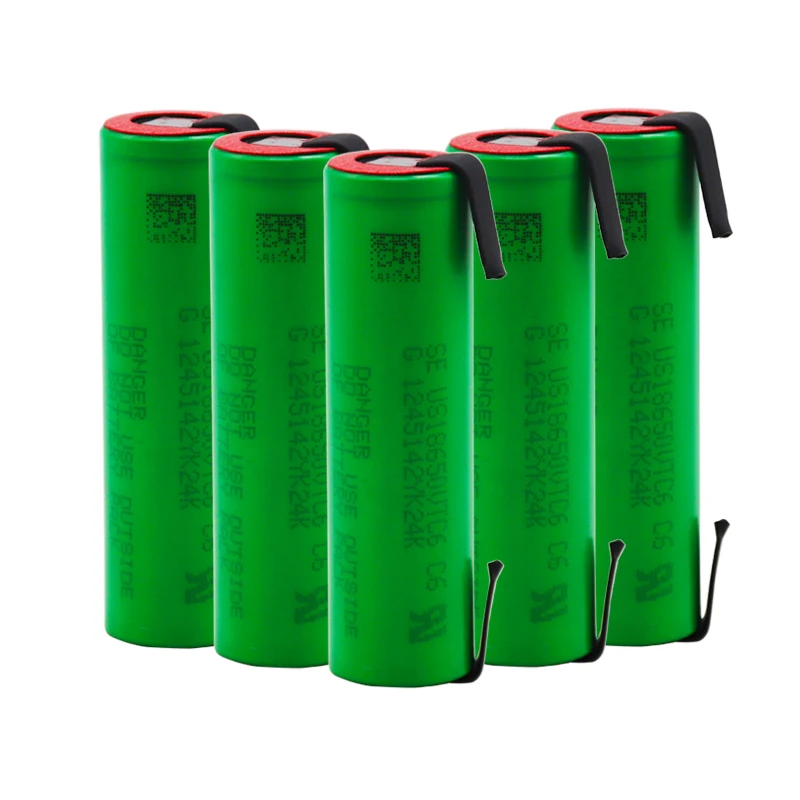 100% Новый оригинальный vtc6 3 7 v 3000 mah 18650 литиевая аккумуляторная батарея для