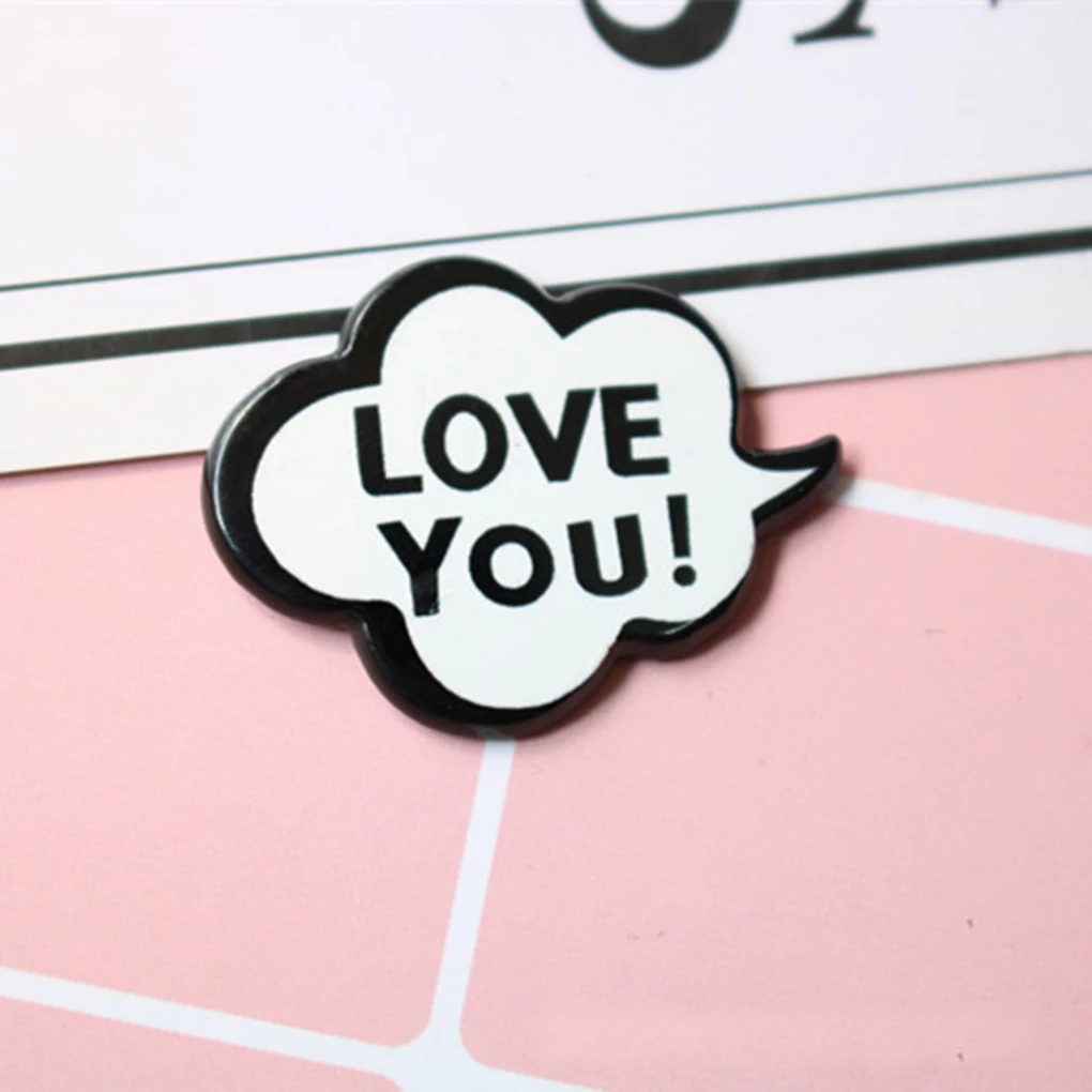 DIY Наклейка на чехол сотового телефона милые буквы Декор брошь заколка для волос