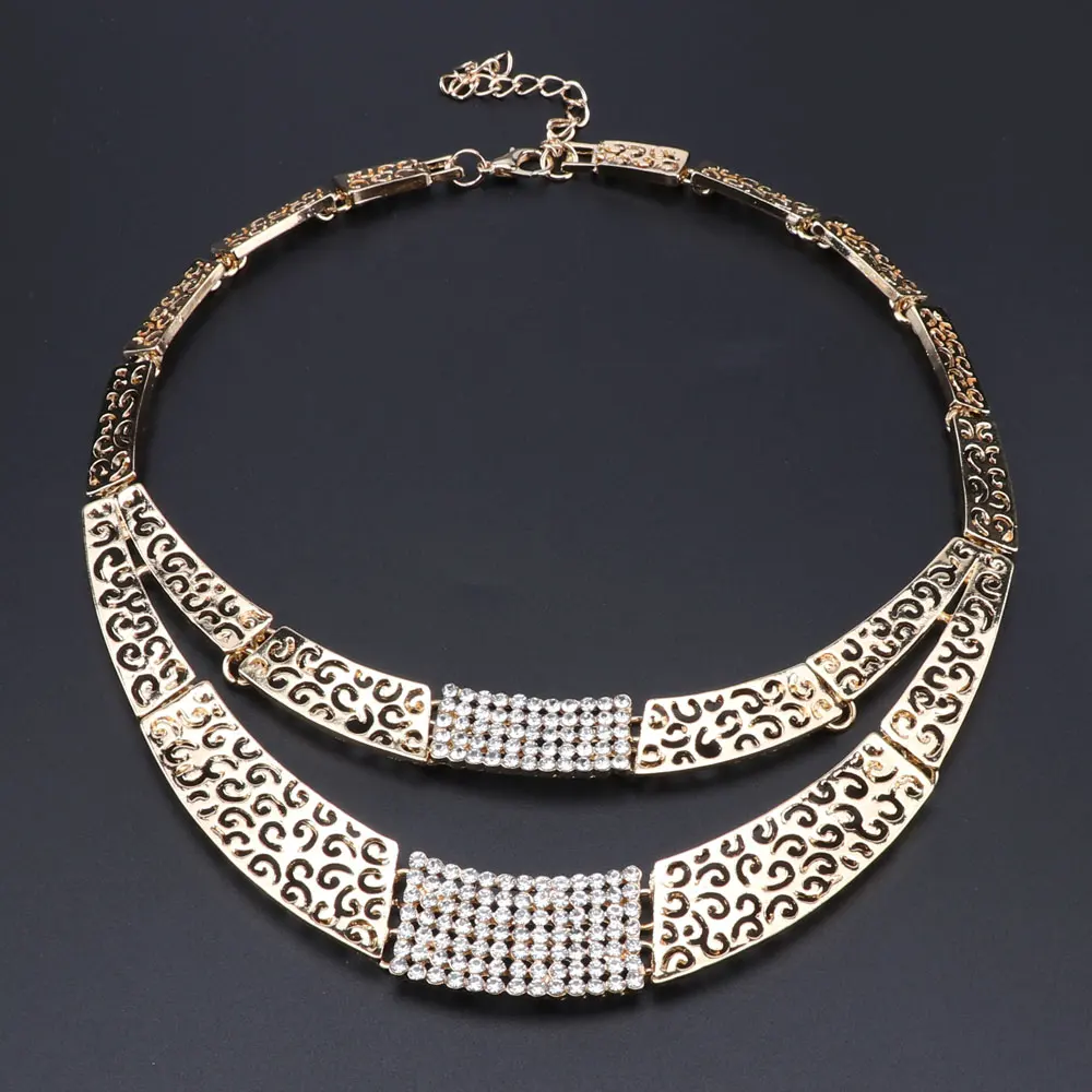 Набор украшений для женщин свадебные вечерние серьги с подвеской из кристаллов