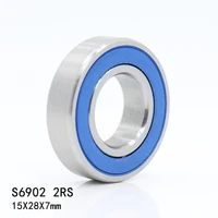 10pcs s6902rs bearing 15287 mm abec 3 440c stainless steel s 6902rs ball bearings 6902 stainless steel ball bearing
