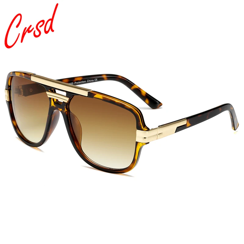 

Мужские винтажные солнцезащитные очки CRSD 2020, роскошные солнцезащитные очки для вождения с квадратной металлической оправой, солнцезащитны...