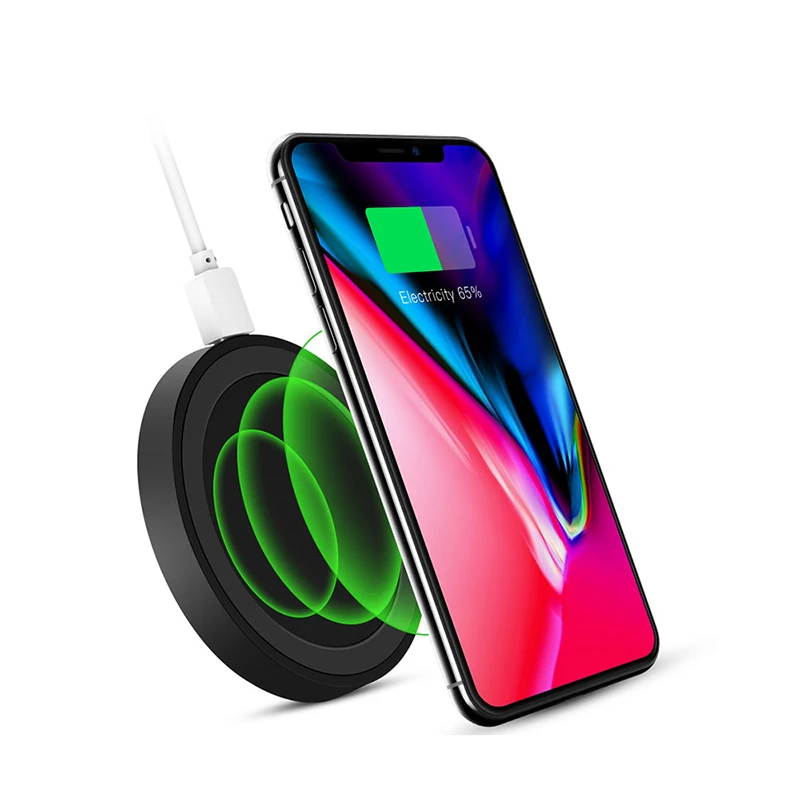 10 Вт Беспроводное зарядное устройство для iPhone 11 Xs Max X XR 8 Plus Быстрая зарядка Pad Ulefone