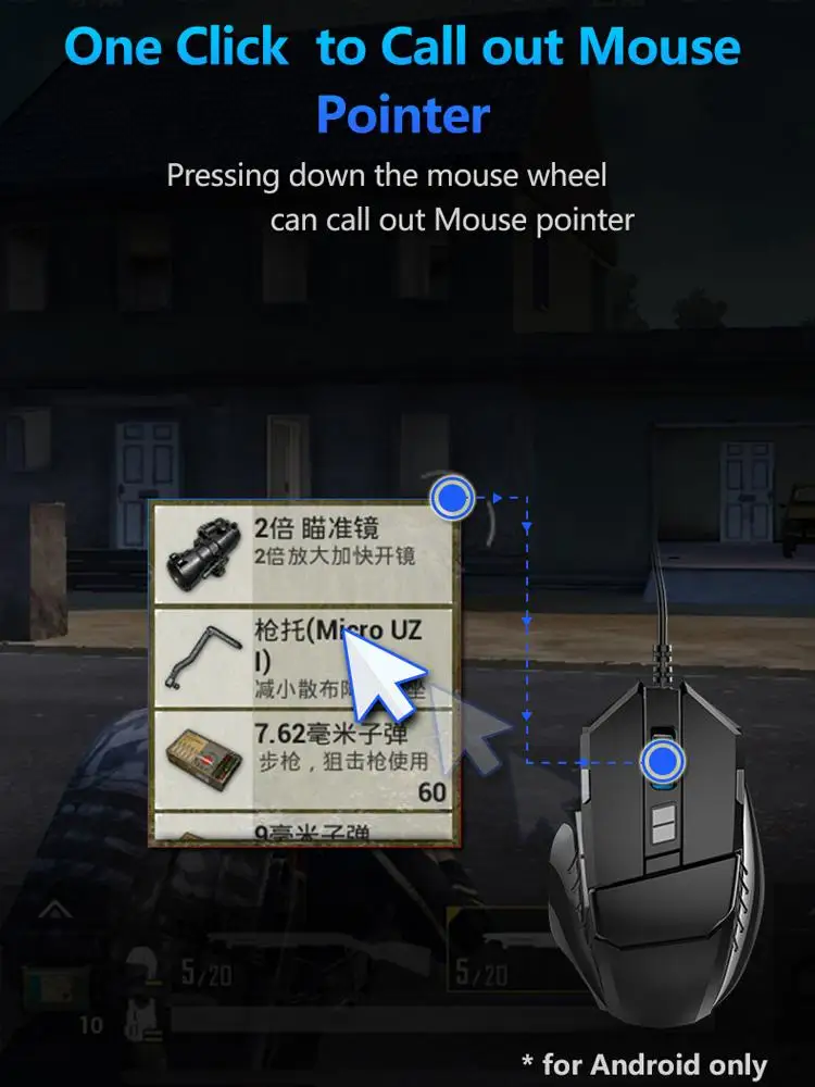PUBG Gamepad клавиатура конвертер мыши Bluetooth BattleDock мобильных игр для FPS таких как COD AOV