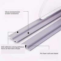 8m self adhesive window seal strip soundproof and windproof nylon cloth door weather rubber strip for sliding windows