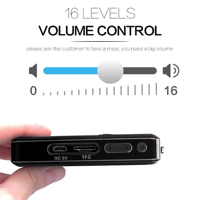 Retekess TR103 3 диапазона FM/MW/SW мини карманный цифровой тюнинговый радио MP3 музыкальный плеер TF карта для подарка с перезаряжаемой батареей