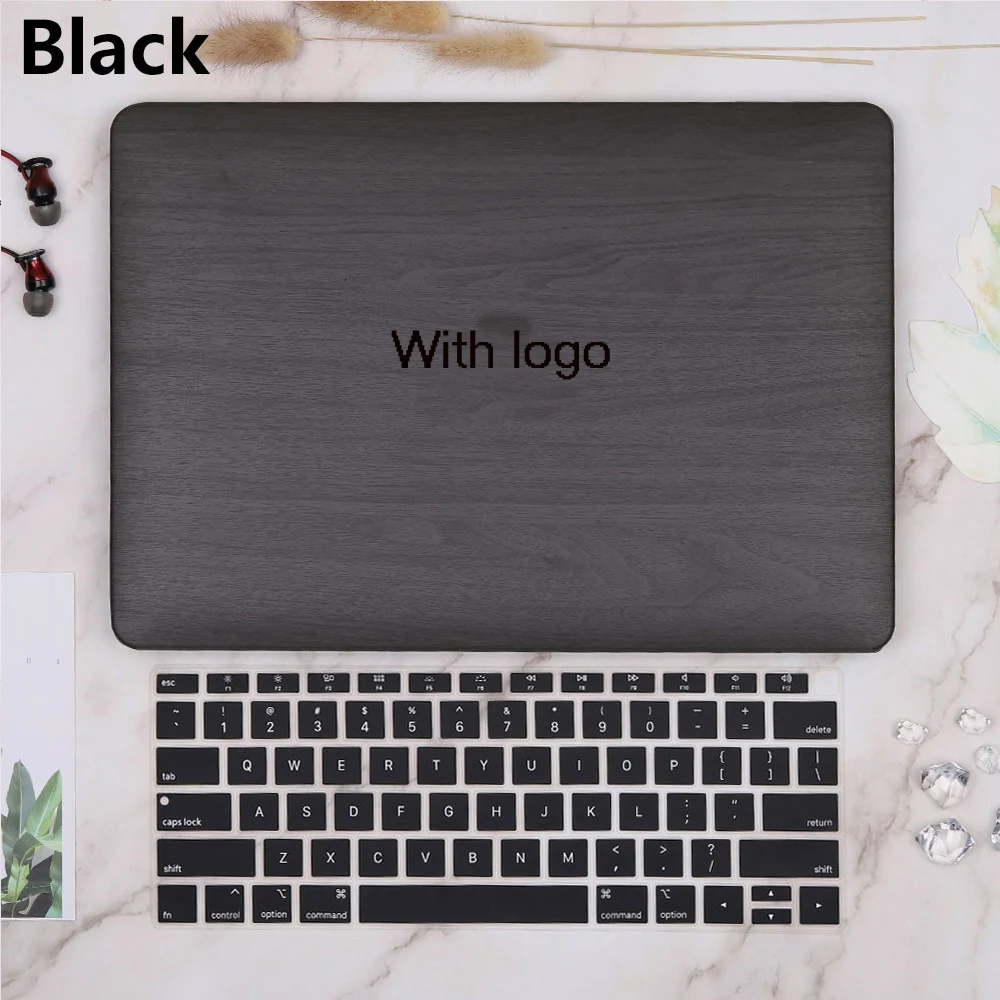 Чехол для ноутбука MacBook Air Pro retina 11 12 13 15 дюймов деревянный зернистый пластиковый жесткий чехол Pro 13,3 15,4 Touch bar