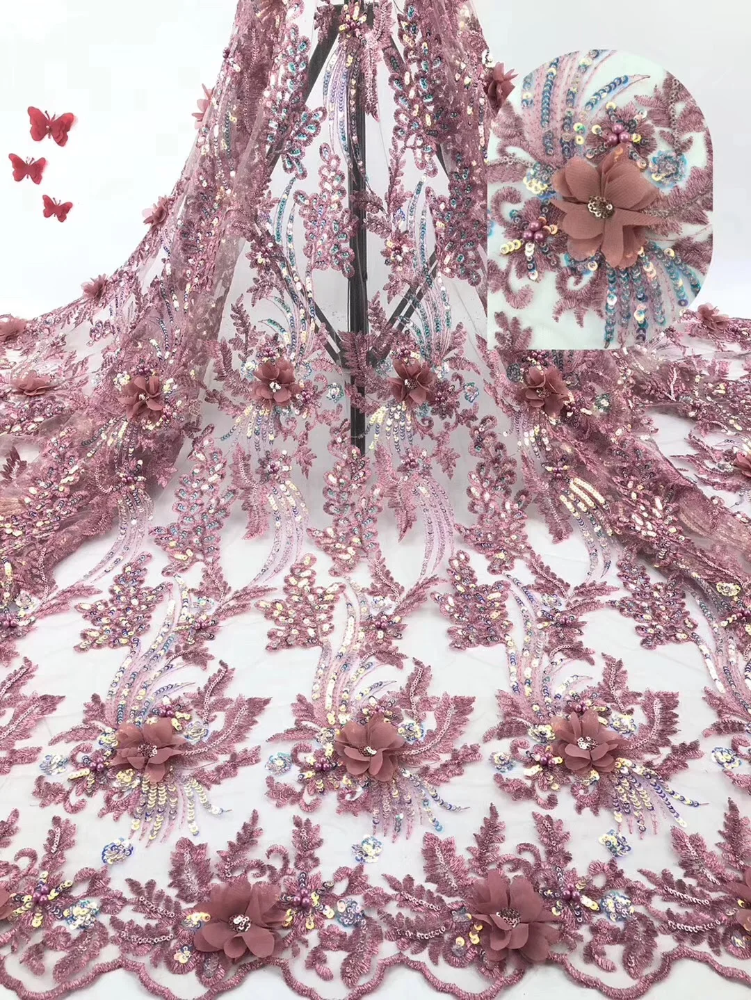 Новое поступление 100% хлопок нигерийская африканская сухая кружевная ткань с