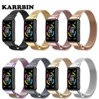 KARRBIN металлический ремешок для часов Huawei Band 6, ремешок для браслета Honor Band 6, сменный металлический ремешок для наручных часов